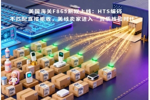 美國海關F865新規上線：HTS編碼不匹配直接拒收，美線賣家進入“資質核